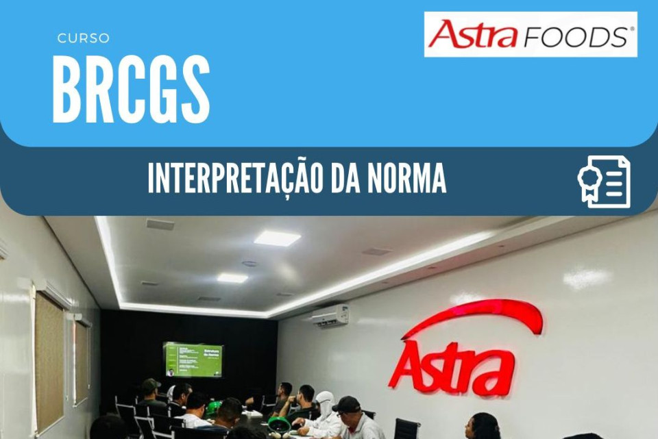 Imagem Curso Interpretação da norma BRCGS v.9 - ASTRA FOODS