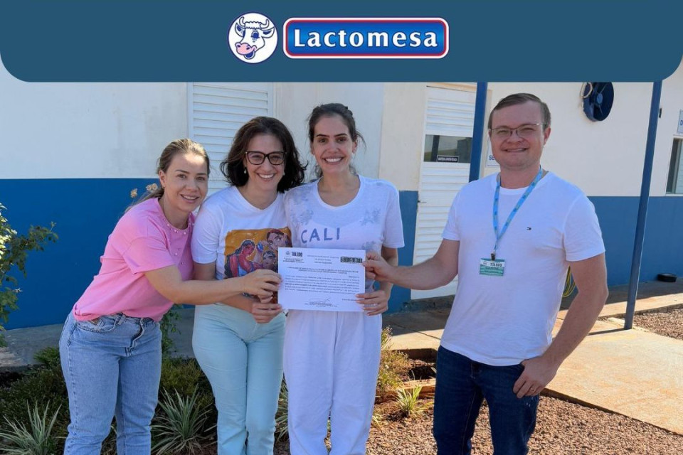 Imagem Lactomesa conquistou o registro no SISBI!