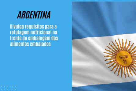 Imagem Argentina divulga requisitos para a rotulagem nutricional na frente da embalagem dos alimentos embalados