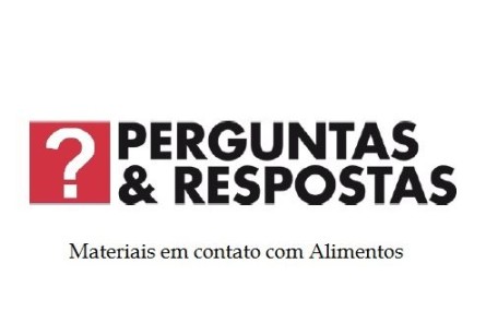 Imagem Perguntas e Respostas - Materiais em contato com alimentos