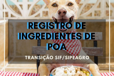 Imagem Registro de ingredientes de origem animal - transição SIF/SipeAgro