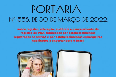 Imagem Portaria SDA nº 558